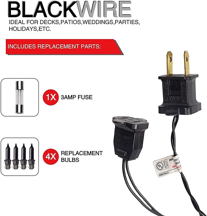 TW SHINE Purple and Orange Halloween Lights, 20FT 100 Count Incandescent Mini String Lights, Waterproof Halloween Decorations for Outdoor Indoor Patio Home Party Garden Yard Decor