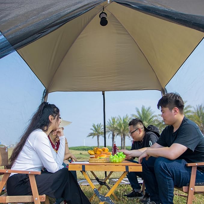 11x11 Ft Screen House Tent - Instant Pop Up Mesh Canopy Shelter with Waterproof & Sunshade Roof, Easy Setup for Camping, Backyard, Beach, Picnic