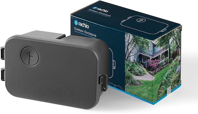 Rachio 3 Smart Bundle: Includes Rachio 3rd Generation-16 Zone Smart Sprinkler Controller (Alexa Compatible w/ Hyperlocal Weather Intelligence Plus & Rain Skip) & Rachio Weatherproof Outdoor Enclosure