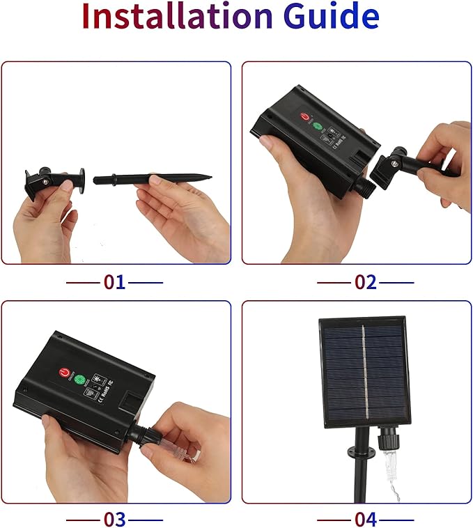 XTF2015 Solar American Flag Lights, 2 in 1 Solar Powered & Plug in American Flag Light, 420 LED Waterproof Patriotic Ornaments for Memorial Day, Independence Day, 4th of July, Party, Yard Decorations