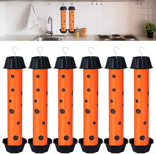 6 Pack Fly Trap Stick, Fly Traps Indoor for Home, Sticky Fly Trap Indoor/Outdoor, Flying Insect Catcher with Hanging Hook, Gnat, Mosquito, Flying Insect Killer
