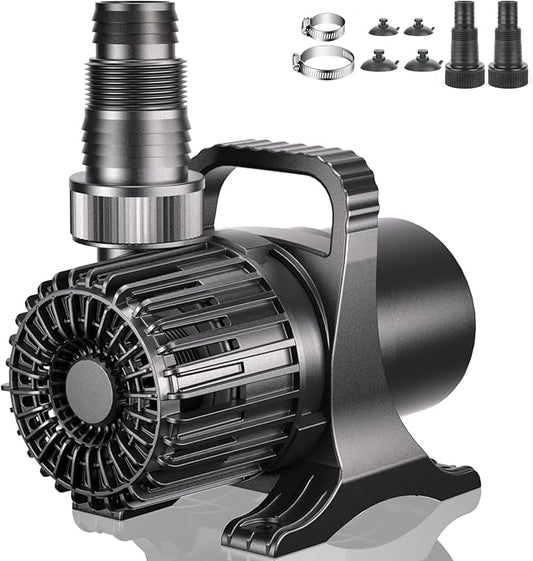 WaterRebirth (2900GPH-155W,UL listed) High Flow Large Fountain Submersible Water Pond Sump Pump Aquarium Electric Waterfall Pump Outdoor PS- 2900