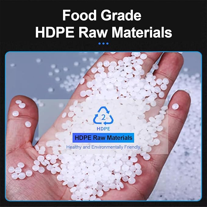 Heavy Duty Water Container Plastic Water Storage Carrier with Tap 50l 80l 110l 200l Water Tank Water Bottle Dispenser for Camping Caravan Hiking Outdoor(Size:80L)