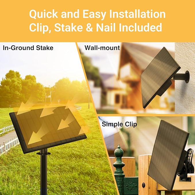 DAYBETTER 50ft Solar String Lights Outdoor Waterproof - 25 Bulbs 2700K Warm White with 3W Solar Panel 12+ Hours Runtime-Garden Patio Lights for Backyard Wedding Camping Homeowners