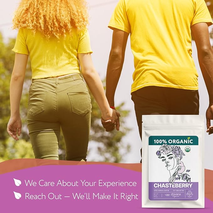 Super Value Pack 5 LB - Organic Chasteberry (Vitex) – Whole Dried Berries – Edible Grade for Tea, Tinctures & Herbal Crafts