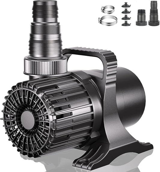 WaterRebirth (5700GPH-305W, UL listed) High Flow Large Fountain Submersible Water Pond Sump Pump Aquarium Electric Waterfall Pump Outdoor PS-5700