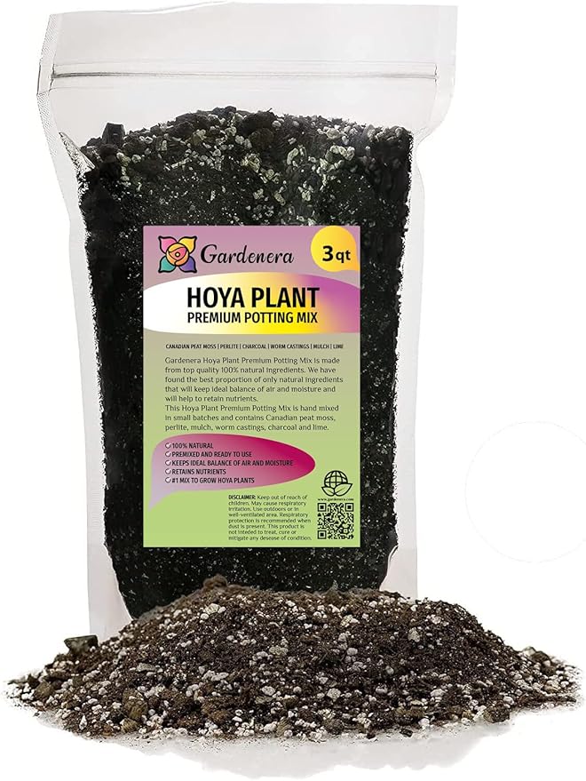 Hoya Plant Premium Potting Mix - 3 Quart - Optimal Balance for Thriving Hoyas: Air, Moisture, and Nutrient Retention