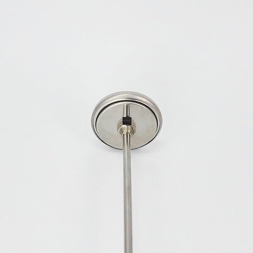 Fishnure - 20” Compost Thermometer, Indoor & Outdoor Thermometer Probe for Composting Bin Heaps, with 1.8” Diameter Celsius Dial & Temperature Gauge, Complements The Compost Starter