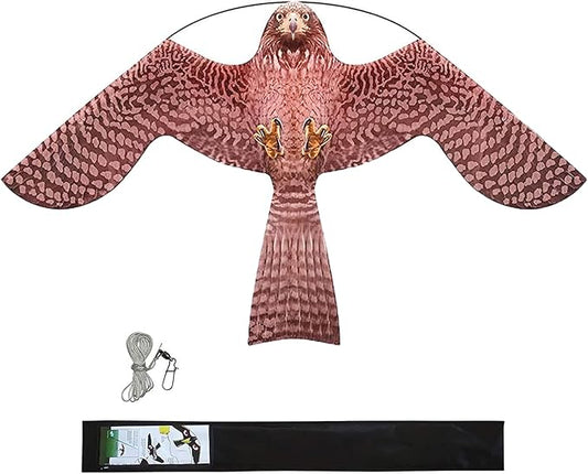 Bird Hawk Flying Kite Without Pole for Crops Farm Protector Bird Scarer Flying Kites -Style A Kite Without Pole