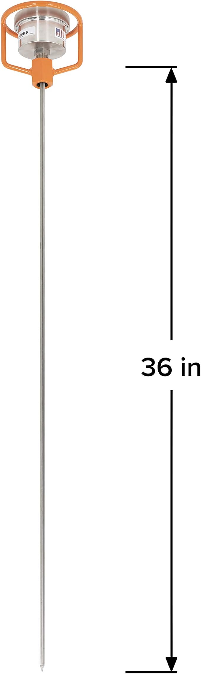 REOTEMP Heavy Duty Digital Compost Thermometer - Fahrenheit, Made in The USA (36")