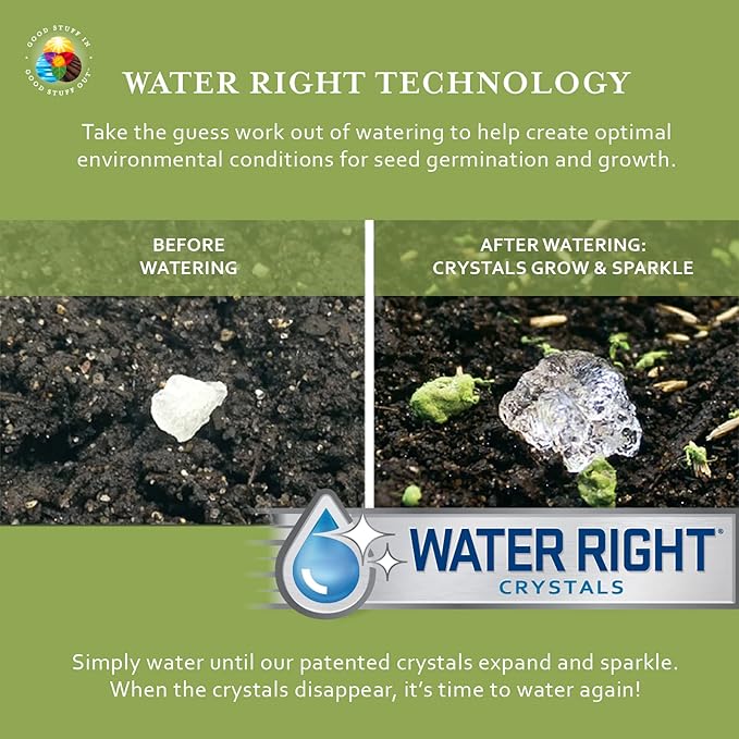 Earth Science Perennial Wildflower Mix - 3-in-1 Formula with Premium Wildflower Seeds—6 lb— Plant Food and Soil Conditioners - Non-GMO, Natural Ingredients