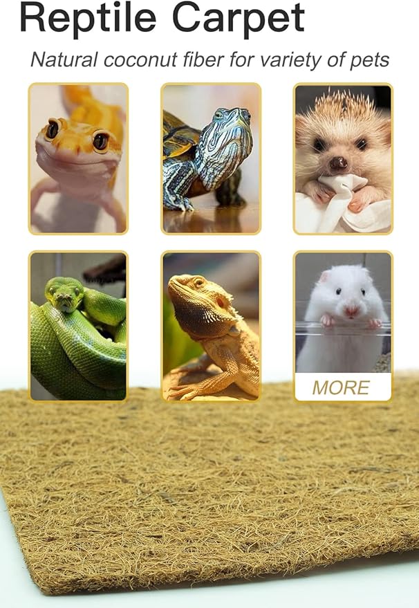 Coco Coir Liner, Yarrdfir 16x120 inch Natural Coconut Liners for planters Flower Basket, Natural Coconut Fiber mat, Garden Decoration, Animal pet pad, Reptile Carpet, Snow Mat