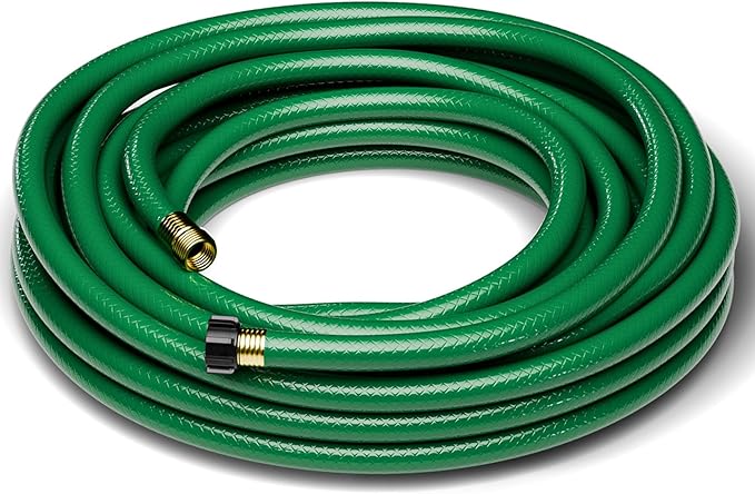 Scotts 50 ft. Light Duty Garden Hose – 5/8 in. Diameter, 3-Ply Construction, 200 PSI, High-Pressure, Easy-to-Coil Water Hose with Crush-Resistant Couplings, Easy to Connect for Lawn and Garden Use