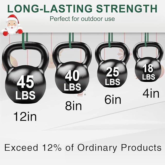 Green Zip Ties Assorted Sizes (4"+6"+8"+12"), 400 Pack, Cable Ties UV Resistant for Garden, Plants, Fence, Holiday Lights, Yakobela