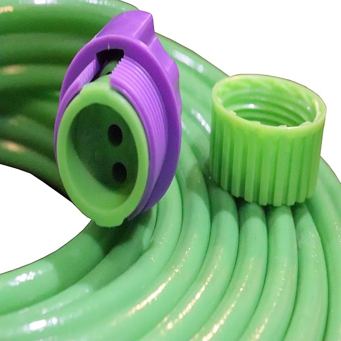 TentandTable PVC Plastic Water Misting Hose | 20-Foot Long | for Inflatable Water Slide Bounce Houses