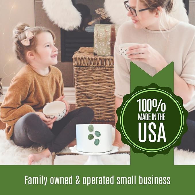 Sugar Robot - Edible Eucalyptus Leaves - Small Size - Edible leaves for cake decorating - Premium Crafted - Made in the USA Cake -Set of 24 (Eucalyptus Leaves)