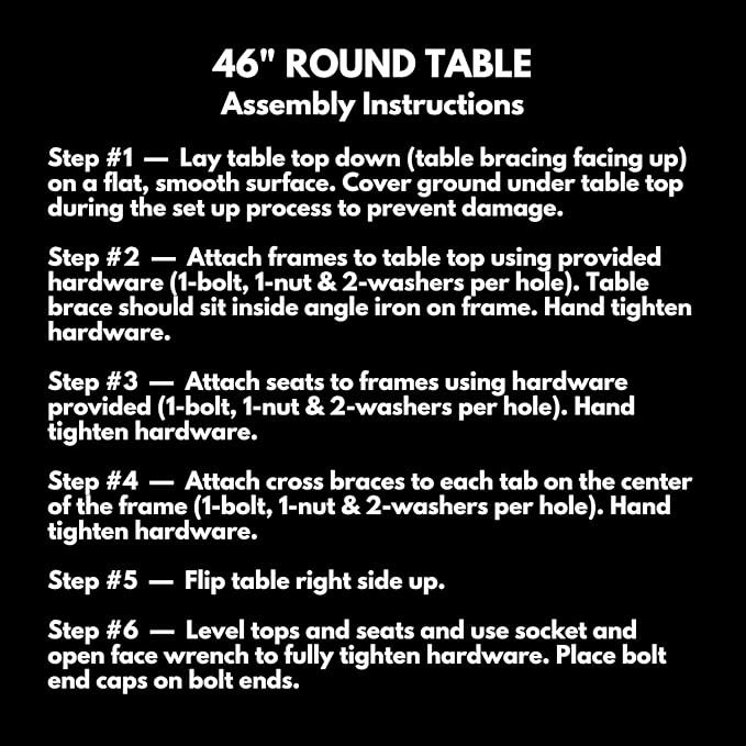 Heavy-Duty Portable Outdoor Picnic Table with Umbrella Hole, Punched Steel Commercial-Grade Patio Furniture Made in America (46" Round Top, Tan with Tan Frames)