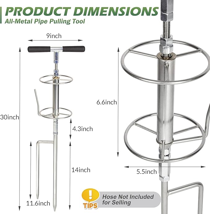 Walensee 32" Garden Hose Guide Spike Right Angle Hose Pulling Stand, Heavy Duty Metal Hose Reel for Garden Corner Auxiliary Watering Hose Reel, Lawn & Garden Watering Equipment, Plant Flower Protector