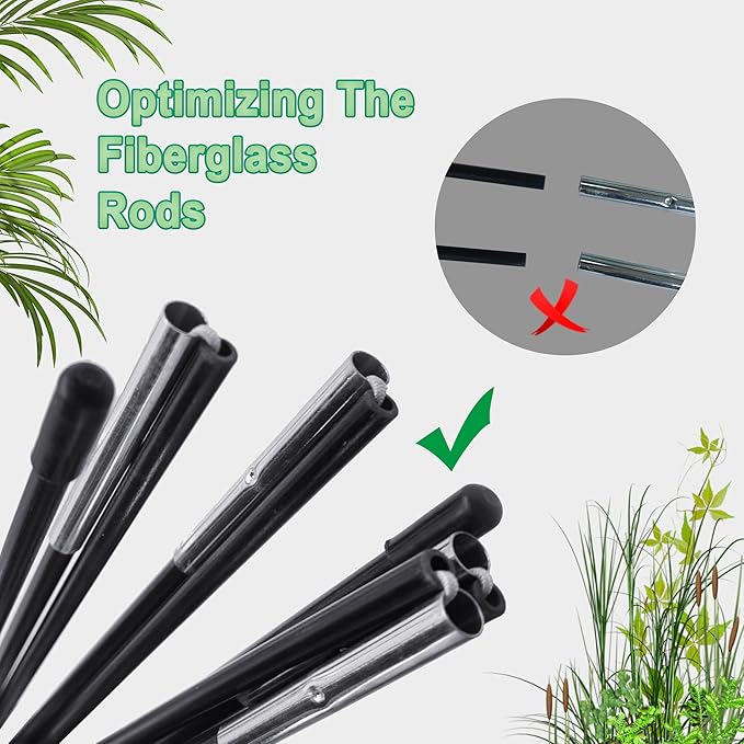 50″*50″*40″ Winter Plant Warm Covers - Raised Bed Cover, Garden Row Accelerator, Warm Tent Freeze Protection Humidity Domes for Germination, Seedling Propagation Protecting Plants from Animals 2PCS