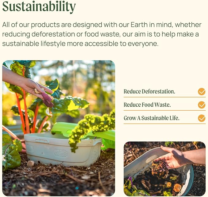 Vego garden 32" Extra Tall Raised Garden Bed Kits, 9 in 1 Modular Raised Planter Box for Vegetables Flowers Fruits Oval Metal Raised Garden Bed- Olive Green