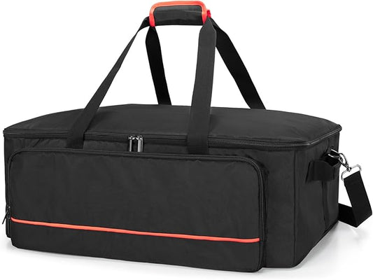 Pizza Oven Carry Bag Compatible with Ooni Koda 12 Gas Pizza Oven, Portable Carrier Cover with Shoulder Strap, Outdoor Carrying Case with Multi Pockets for Accessories, Bag Only