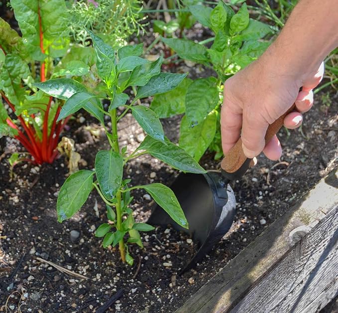 Olmsted Forge Garden Tool Set, 5 Pieces, Heavy Duty Powder Coated Steel, Cork Handle