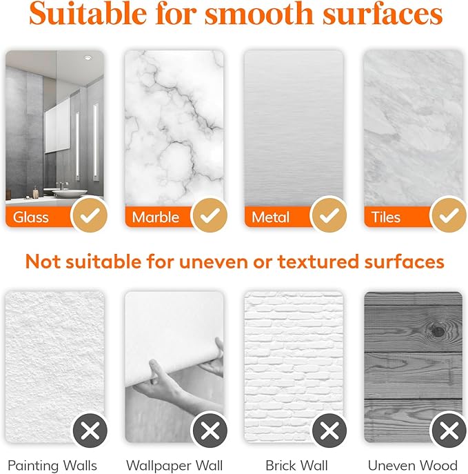 Lifewit Window Plant Floating Shelves 15 inch, 4 Pack Acrylic Suction Cup Shelf, Window Sill Extender for Indoor Succulent Plants, Micro Greens, Seed Starter Pots, Herb Planters