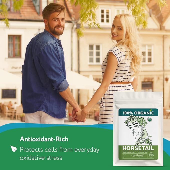 Super Value Pack 5 LB - Organic Horsetail (Equisetum arvense) – Loose Dried Herb – Edible Grade for Tea, Infusions & Herbal Blends