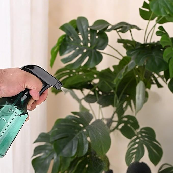 driew Plant Mister Spray Bottle, 2 Pack 13.6oz 400ML Plant Mister Water Spray Bottle with Scale for Plants Misting Bottle Water Fine Mist,Green