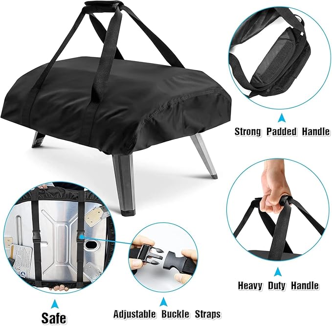 Pizza Oven Cover for Ooni Koda 16-TwoPone Waterproof Pizza Oven Accessories Carry Cover for Outdoor