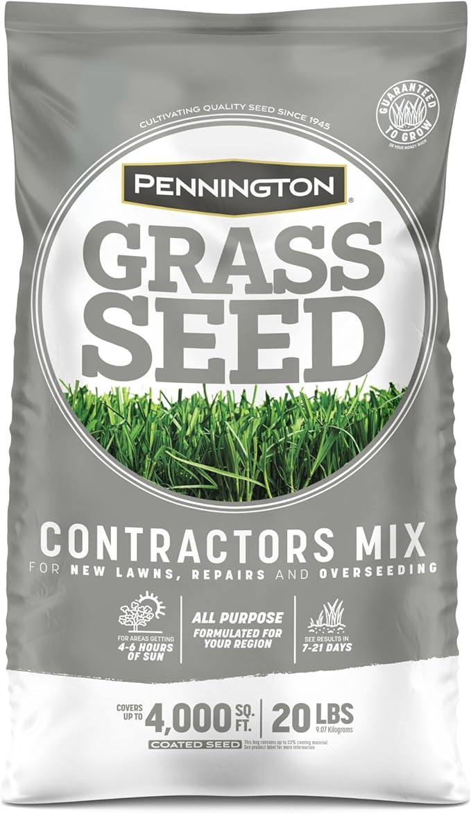 Pennington Contractors Grass Seed Mix Central 20 lb