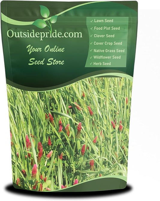 Outsidepride Gardenway Cover Crop Seeds - 10 lbs Nutrient-Rich Seed Mix for Soil Health Improvement & Home Gardens - Mixture of Triticale, Peas, Oats, Vetch, Annual Ryegrass, Crimson Clover