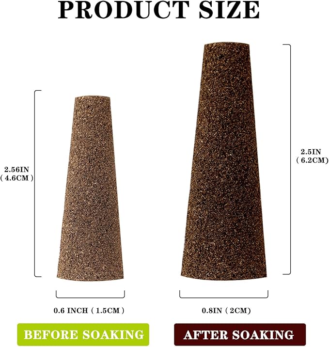 80 Pack Grow Sponges for Hydroponics,Replacement Root Growth Sponges Seed Starter Pods Compatible with AeroGarden Seed Starter Sponges Kit for Hydroponic Indoor Garden System