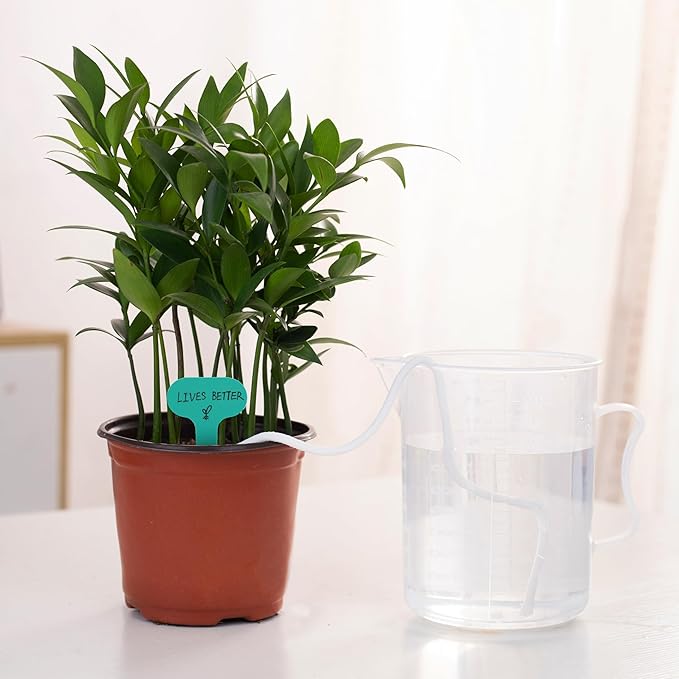 ORIMERC 200 feet 1/12 inch Self Watering Capillary Wick Cord Vacation Plant Sitter DIY Hydroponic Wicking Rope Seeds Start Planter Pot Automatic Potted Flower Passive Lazy Waterer String System Device