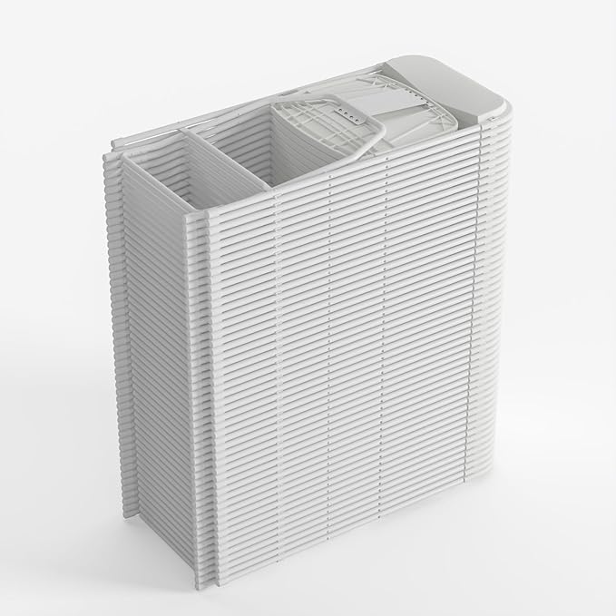 Flash Furniture Hercules Series Plastic Folding Chair - White - 20 Pack 650LB Weight Capacity Comfortable Event Chair-Lightweight Folding Chair