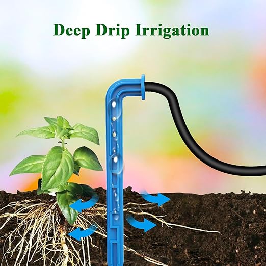Automatic Irrigation Accessories Contain 10 Meter Irrigation Hose,10 Irrigation Drippers,10 Tees and Filter for Garden Plant Irrigation,Expansion Irrigation Kits for Solar Irrigation System