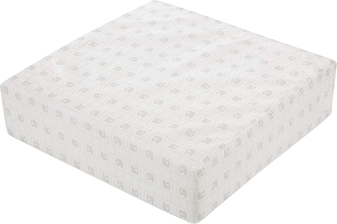 Classic Accessories Ravenna Water-Resistant 25 x 25 x 5 Inch Square Patio Seat Cushion Slip Cover & Foam, Mallard Green, Lounge Chair Cushion