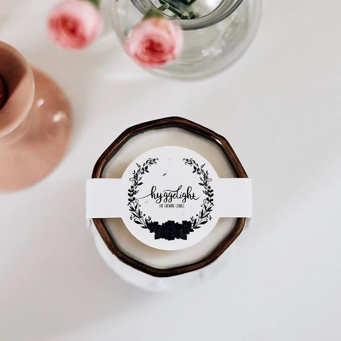 The Growing Candle, Wild Flower Scented, 9oz Ceramic Pot, Single Wick Aromatherapy Candles, 100% Soy for Women and Men, Astrid