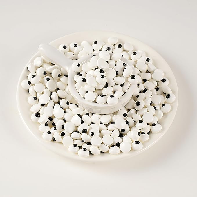 Kasvan Eyeballs Sugar Sprinkles - Edible Candy Eyeballs 85g/3 Oz, Halloween Sprinkles, Baking Cake Decorations, Ice Cream Toppings and Cookie Decorating, Wedding Party Chirstmas Supplies