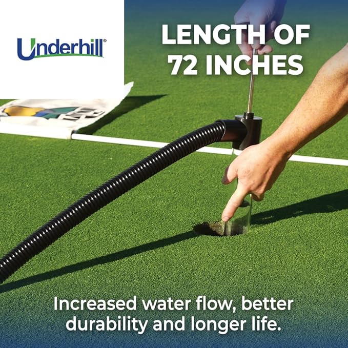 Underhill Discharge Outlet Hose Replacement 72 Inch for Gulp Pro and Big Gulp Pro Siphon Suction Water Pumps, Fluid Transfer Water Pump Parts