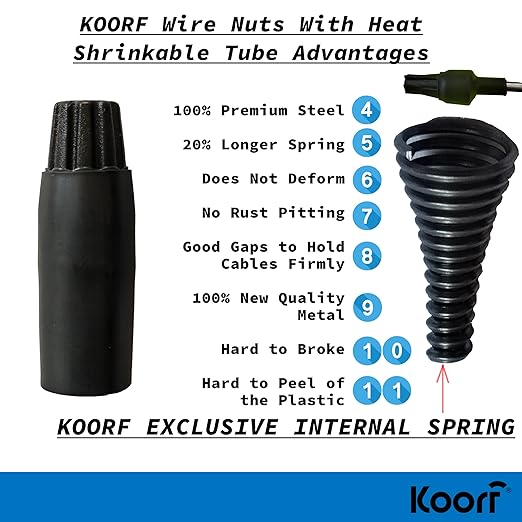 UL Listed Waterproof Wire Connectors with Heat Shrink tubing for Outdoor Caps Sprinkler LED applicate in Wherever Corrosion Exists, Moisture (25, SmallHeatShrinkable)