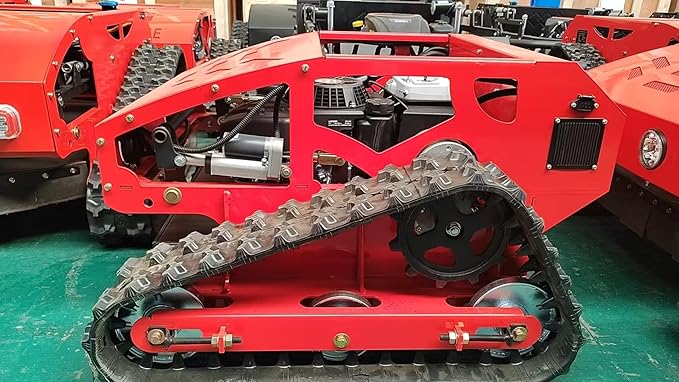 HIRAI TORA Robotic Lawn Mower 45° Slope Climbing, 4WD All-Terrain, Adjustable Cutting Height, Remote Control for Home, Golf & Park Lawn