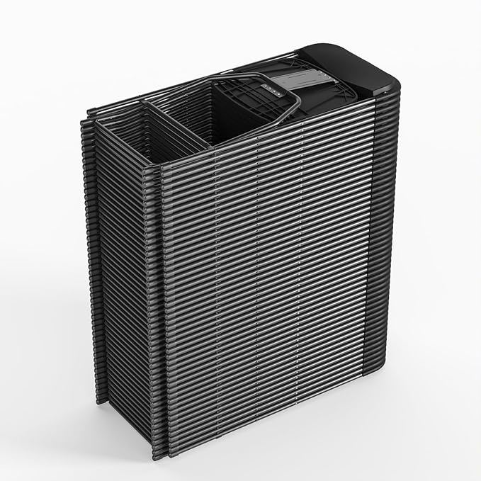 Flash Furniture Hercules Series Plastic Folding Chair - Black - 20 Pack 650LB Weight Capacity Comfortable Event Chair-Lightweight Folding Chair