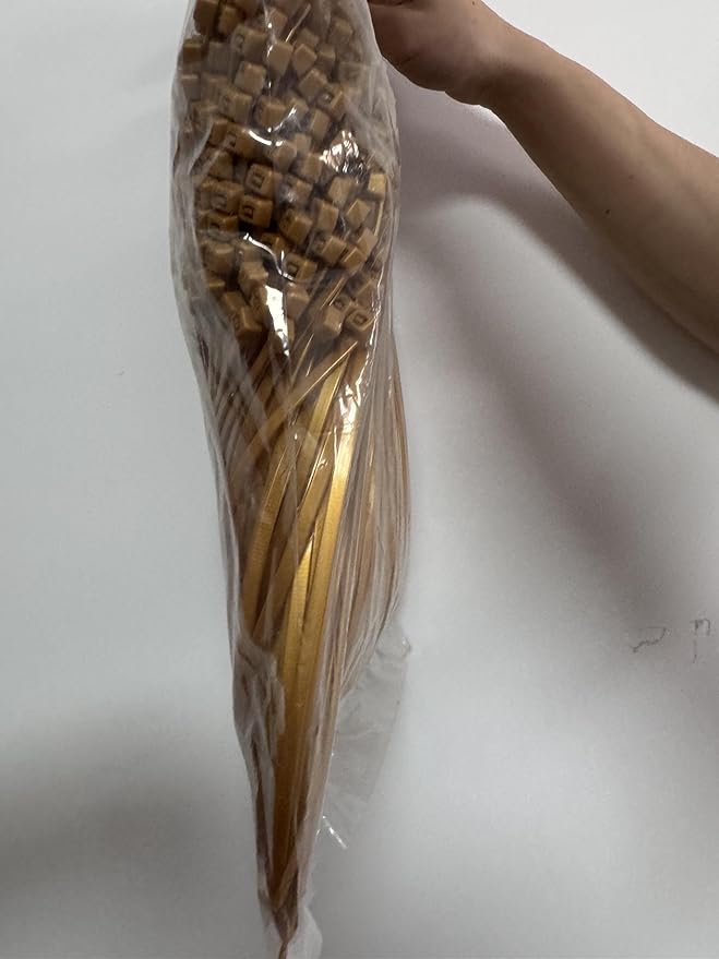 XINGO 1000 PCS Gold Zip Ties 12 Inch, 60 LBS Tensile Strength, Self-Locking Nylon Plastic Nylon PA66 Wire Ties for Indoor and Outdoor Use