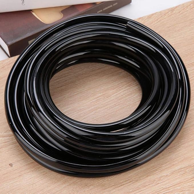10M Irrigation Watering Hose Systems, 8/11mm PVC Flexible Pipe Drip Hose Tubing Watering Equipment,for Greenhouse flower plants lawn Garden