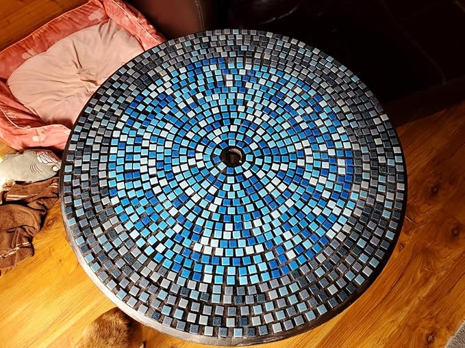 3/4 inch Quartz Glass Mosaic Tiles for Crafts, 1.1 LB, Square Mosaic Pieces for DIY Picture, Home Mosaic Decoration (Fleshcolor)