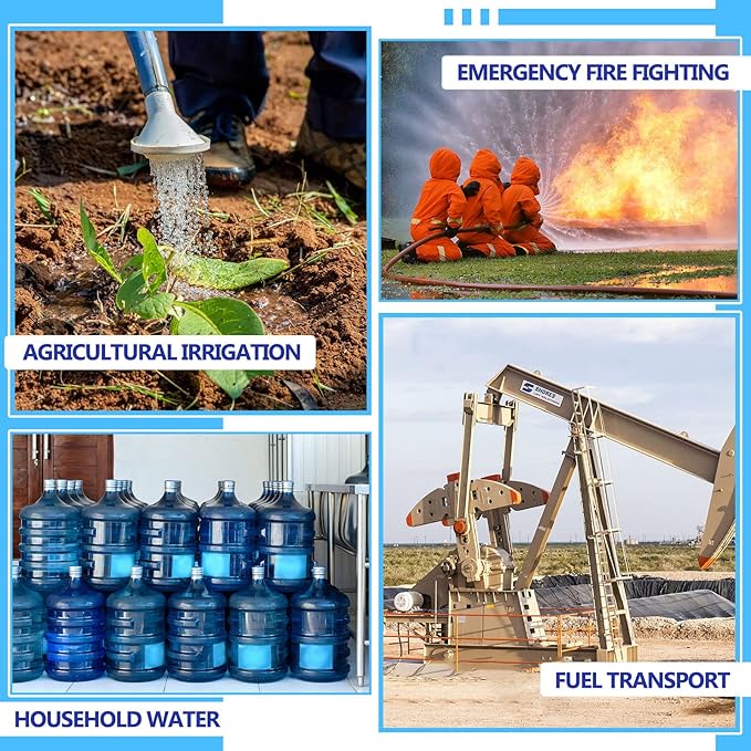 Kingdder Large Capacity Water Storage Bladder Emergency Water Bladder Tanks Foldable Storage Tank Portable Rainwater Bag for Drought Resistance Fire Protection Agricultural Irrigation(540L)