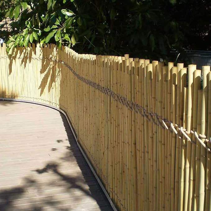 FOREVER BAMBOO 90" L Solid Bamboo Poles for Structural Design and Weight-Bearing Support (6-Pack)