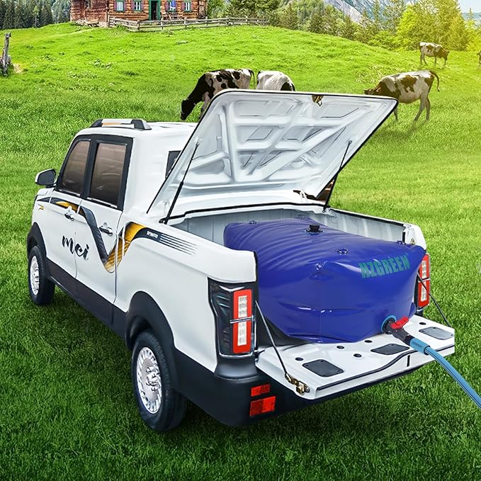 Water Bladder 500L/130G Water Tank Storage Container Foldable Portable Large Capacity Soft Bag Suitable for Outdoor Easy to Carry Out