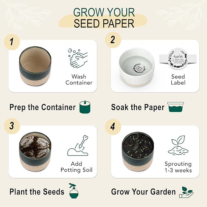 The Growing Candle, Coffee Scented, 8.5oz Ceramic Pot, Aromatherapy Candles, 100% Soy, Cream and Espresso Aroma for Home, Willow